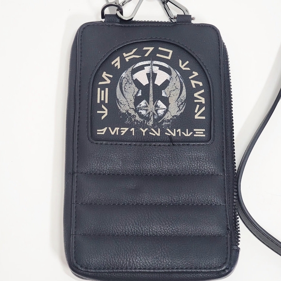 Heroes and Villains Star Wars Jedi Tech Crossbody Bag Wallet Women Disney - Picture 3 of 6